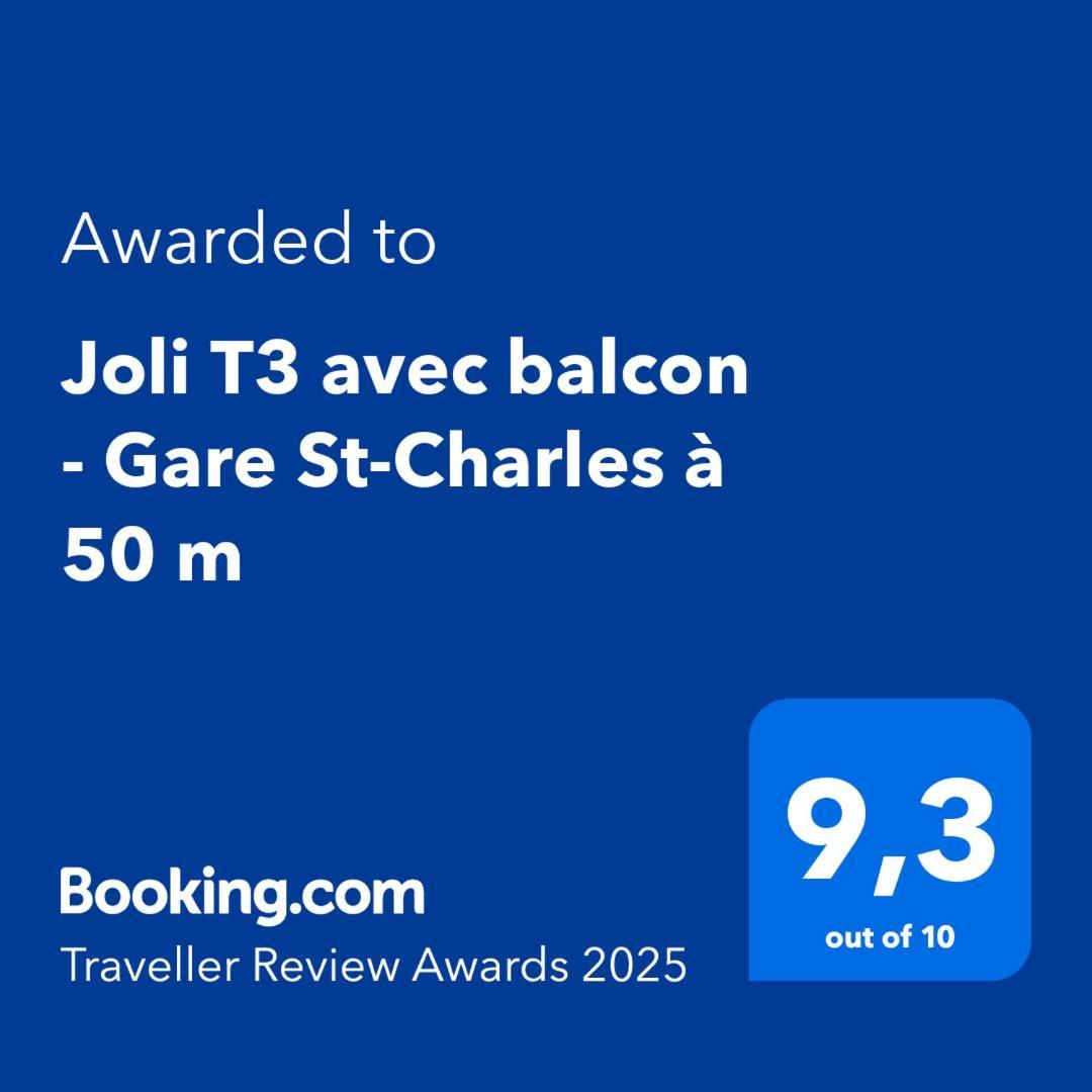 Joli T3 Avec Balcon - Gare St-charles A 50 M Appartement